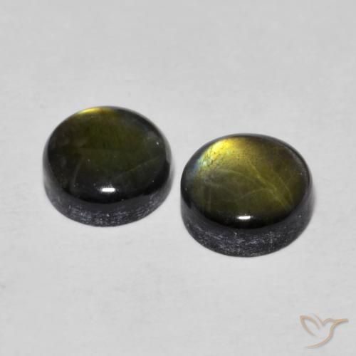 1.93克拉天然光谱石，圆形的，不透明
