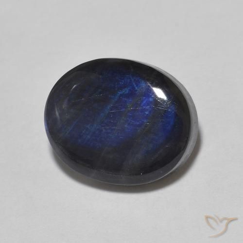 2.25ct 天然 彩色 光谱仪, 椭圆形, 不透明