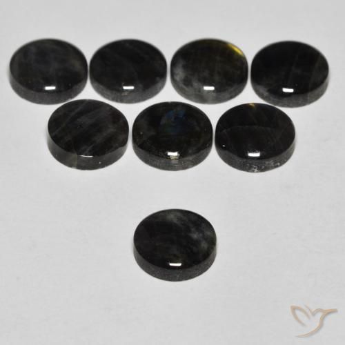 1.62克拉天然光谱石，圆形切割，不透明