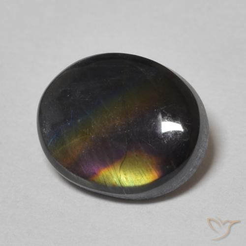 2.12ct 天然 彩色 光谱仪, 椭圆形, 不透明
