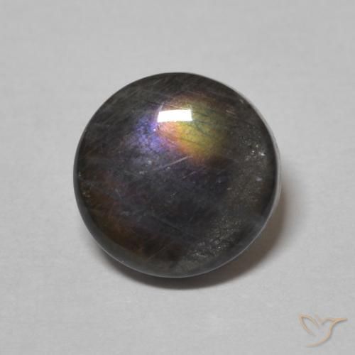 1.52ct 天然 彩色 光谱石, 圆形的, 不透明