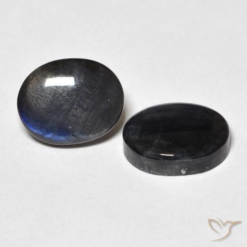 4.48克拉天然光谱石，椭圆形，不透明