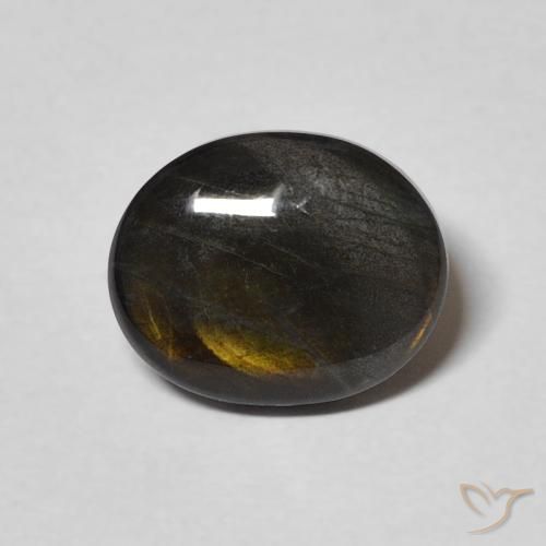 2.19ct 天然 彩色 光谱仪, 椭圆形, 不透明