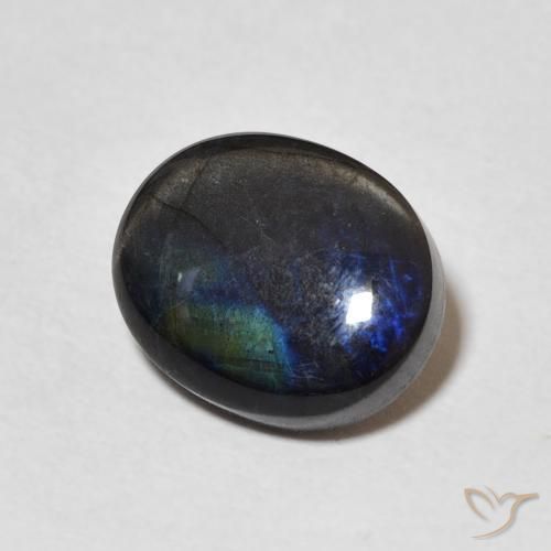 2.13ct 天然 彩色 光谱仪, 椭圆形, 不透明