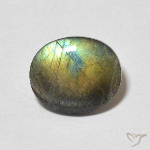 1.79ct 天然 彩色 光谱仪, 椭圆形, 不透明