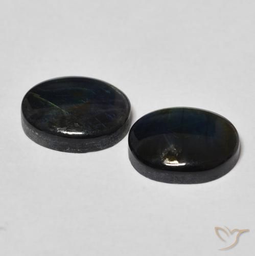 4.41克拉天然光谱石，椭圆形，不透明