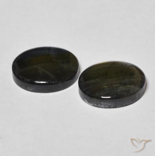 4.37克拉天然光谱石，椭圆形，不透明