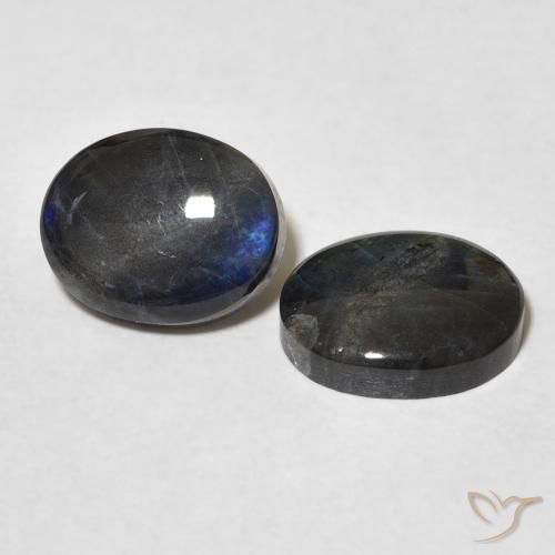 4.40克拉天然光谱石，椭圆形，不透明