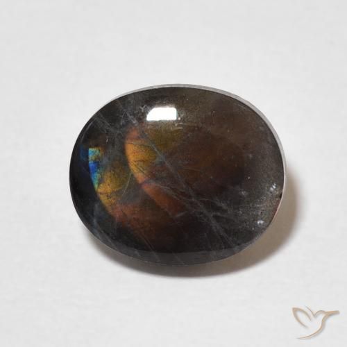 2.02ct 天然 彩色 光谱仪, 椭圆形, 不透明
