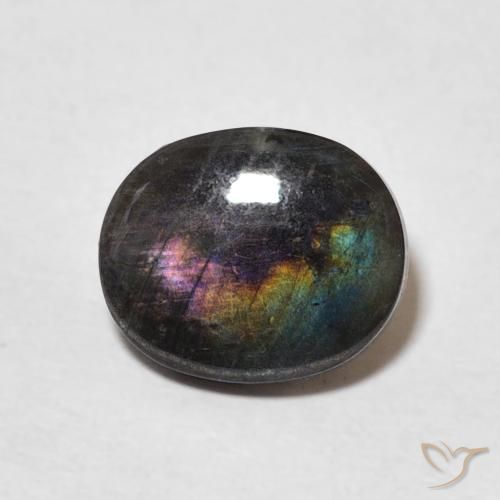 1.96ct 天然 彩色 光谱仪, 椭圆形, 不透明