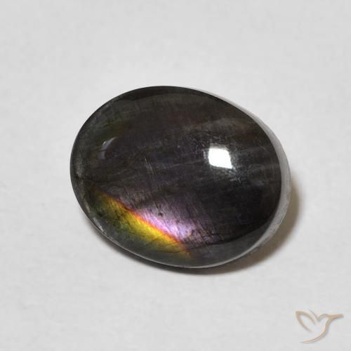 2.09ct 天然 彩色 光谱石, 椭圆形, 不透明
