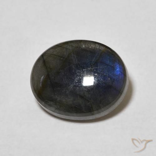 2.12克拉天然光谱石，椭圆形，不透明
