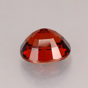 2.36克拉天然橙色锰铝榴石，椭圆形切割，7.9×6.8毫米，VVS-VS