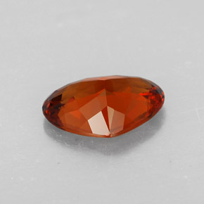 1.91克拉天然红色锰铝榴石，梨形，9.3×6.7毫米，VVS-VS