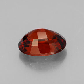 2.73克拉天然红色锰铝榴石，椭圆形切割，9.2×7.1毫米，VVS