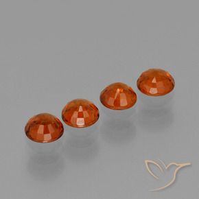 2.79克拉天然锰铝榴石纱，圆形的，VVS-VS