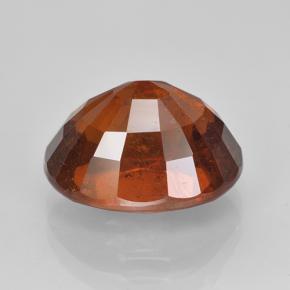 7.90克拉天然橙色锰铝榴石，椭圆形切割，12.1×9.7毫米，VS-SI