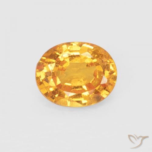 0.47ct 天然 中橙 锰铝榴石纱, 椭圆形, VS