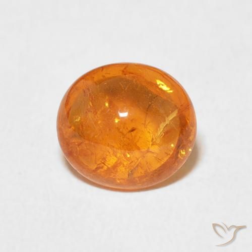 2.37ct 天然 中橙 锰铝榴石纱, 椭圆形, 透明
