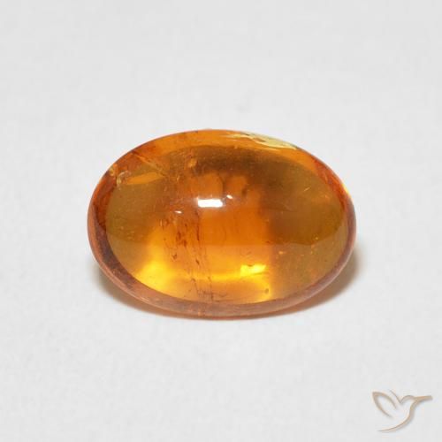 2.29ct 天然 红橙色 锰铝榴石纱, 椭圆形, 透明