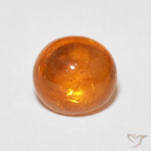 2.48ct 天然 中橙 锰铝榴石纱, 椭圆形, 透明