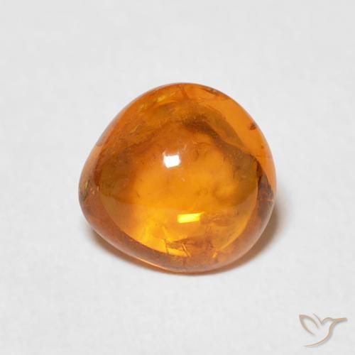 1.70ct 天然 红橙色 锰铝榴石纱, 梨形, 透明