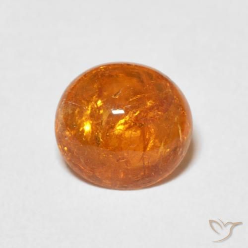 2.53ct 天然 琥珀橙 锰铝榴石纱, 椭圆形, 透明