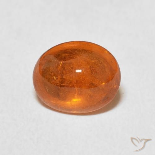2.37ct 天然 中橙 锰铝榴石纱, 椭圆形, 透明