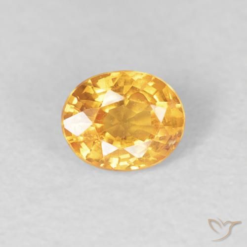 0.51ct 天然 中橙 锰铝榴石纱, 椭圆形, VS
