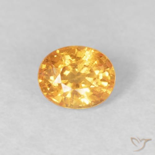 0.54ct 天然 橙金 锰铝榴石纱, 椭圆形, VS