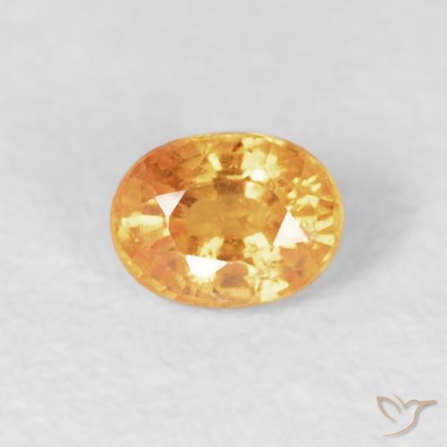 0.29ct 天然 中橙 锰铝榴石纱, 椭圆形, VS-SI