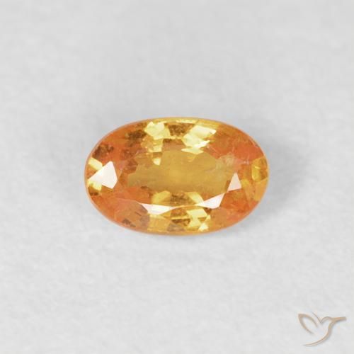 0.29ct 天然 中橙 锰铝榴石纱, 椭圆形, VS-SI
