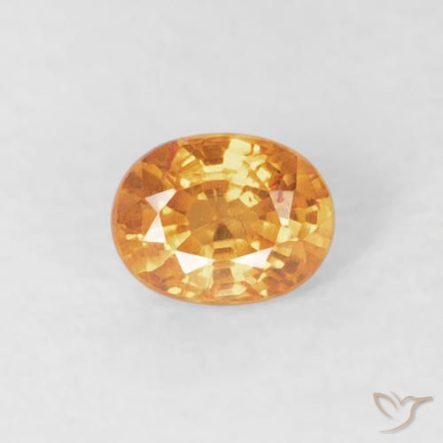 0.29ct 天然 橙金 锰铝榴石纱, 椭圆形, VS