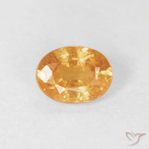 0.26ct 天然 中橙 锰铝榴石纱, 椭圆形, VS