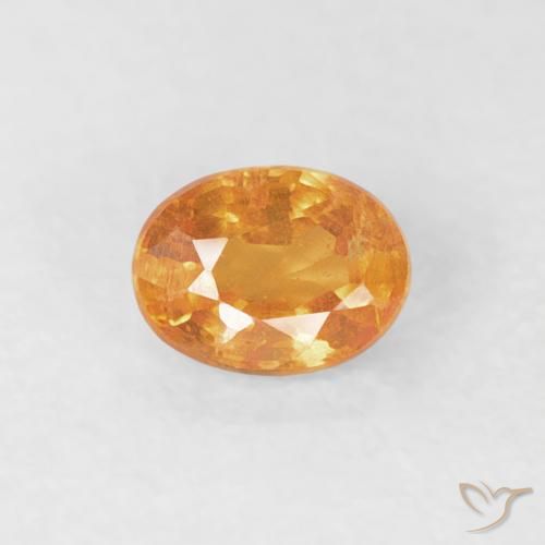 0.27ct 天然 中橙 锰铝榴石纱, 椭圆形, VS-SI