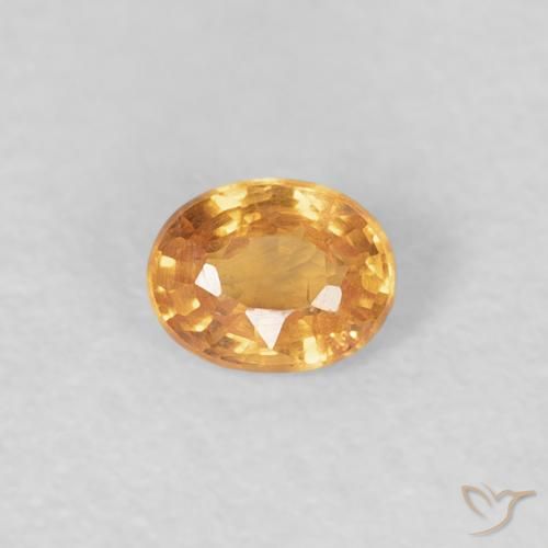 0.23ct 天然 虎橙 锰铝榴石纱, 椭圆形, VS