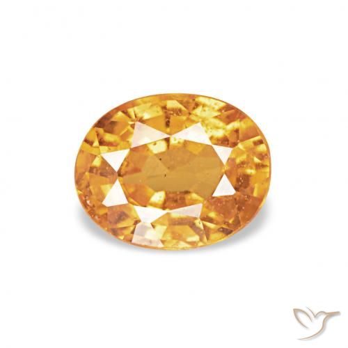 0.52ct 中橙 锰铝榴石纱, 椭圆形, VS