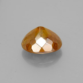 1.81克拉天然黄金色闪锌矿，椭圆形切割，7.3×6.3毫米，SI