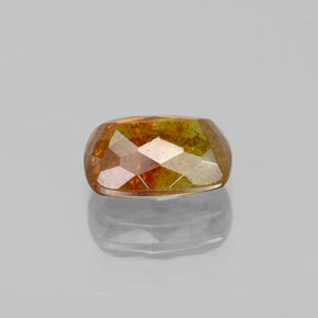 1.88克拉天然橙色闪锌矿，垫形剪裁，8×5.9毫米，SI-I1