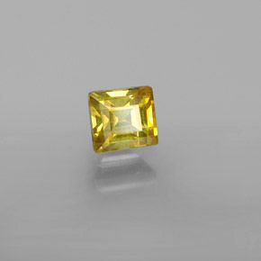 0.66克拉天然黄金色闪锌矿，方形，4.4×4.2毫米，VVS-VS