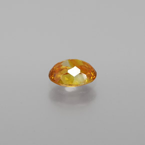 0.71克拉天然黄金色闪锌矿，椭圆形切割，6×4.4毫米，VS