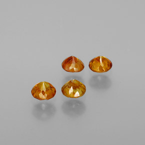 克拉天然闪锌矿，圆形切割，VS-SI