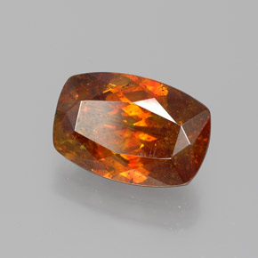 3.48克拉天然橙色闪锌矿，异形，10.5×7.1毫米，SI