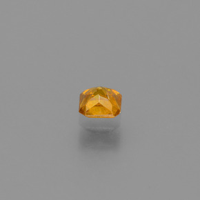 0.30克拉天然黄金色闪锌矿，祖母绿式切割，3.5×3.5毫米，VS