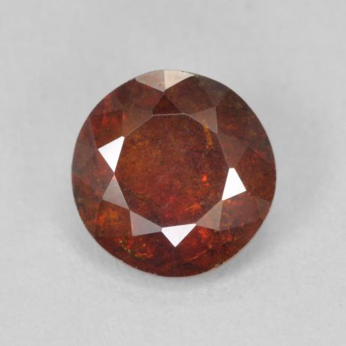 1.68ct 天然 深红橙色 闪锌矿, 圆形的, SI-I1