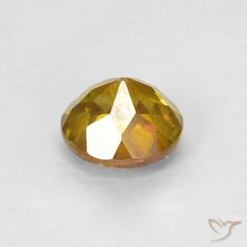 0.49克拉天然闪锌矿，圆形的，SI-I1