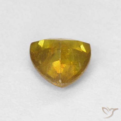 0.53克拉天然闪锌矿，胖三角形，SI-I1
