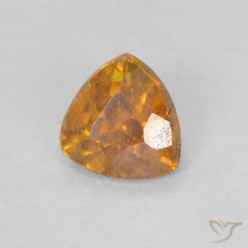 0.22克拉天然闪锌矿，胖三角形，SI-I1
