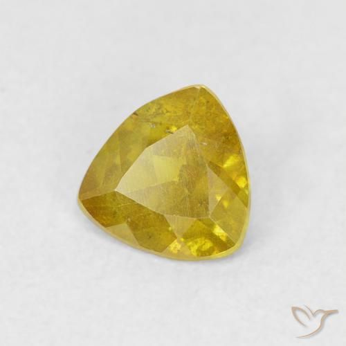 0.52克拉天然闪锌矿，胖三角形，SI-I1