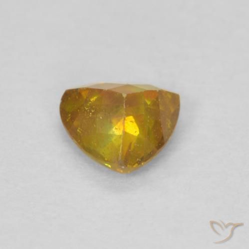 0.49克拉天然闪锌矿，胖三角形，SI-I1
